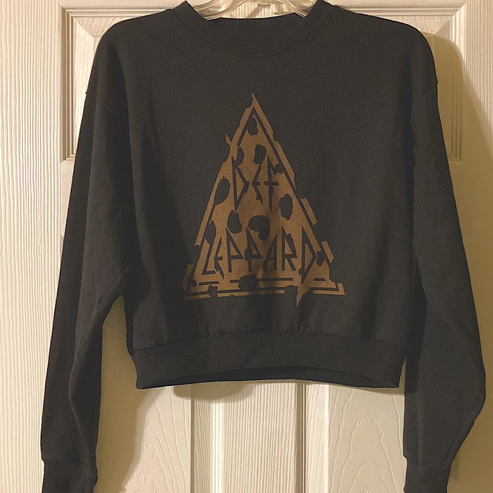 Def Leppard Sweatshirt Ladies Size Small